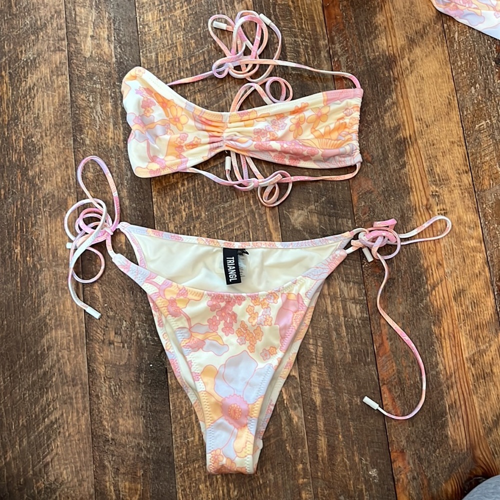 triangl swimsuit set